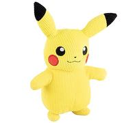 Pokémon Jazwares Peluche in velluto a coste Pikachu, 20,3 cm, con licenza ufficiale, qualità autentica e morbida, in velluto a coste, edizione limitata, regalo per bambini, ragazzi, ragazze e fan