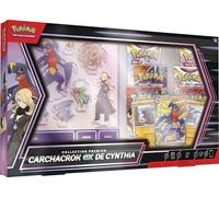 Pokémon JCC: Collezione Premium Carchacrok-ex di Cynthia (3 Carte Brillanti e 6 booster)