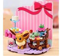 Pokemon Keeppley Evoli Eevee Mattoncini Figura Originale Anime Manga Nintendo