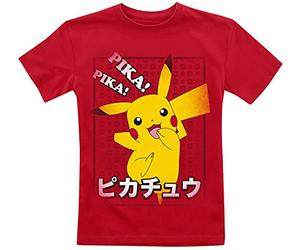 Pokémon Kids - Pikachu Pika, Pika! Unisex T-Shirt Rosso 100% Cotone