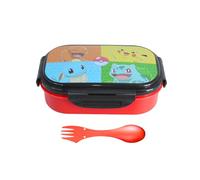 Pokémon Kit per il Pranzo, Contenitore per Alimenti per Bambini per la Scuola, Include Porta Sandwich e Forchetta, Contenitore Riutilizzabile per Snack per Bambini