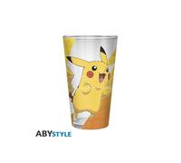 POKEMON - Large Glass - 400ml - Pikachu foil -
