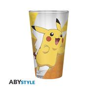 POKEMON - Large Glass - 400ml - Pikachu foil -
