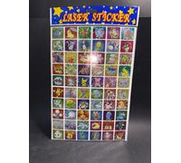 Pokemon Laser Hologram Foil Sticker Sheet of 60 Total Sealed Pack Vintage 2004