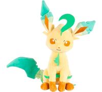 Jazwares Peluche Pokémon Leafeon 23 cm – Ufficiale Nuova Ondata 2022