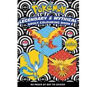 PokeMon: Legendary & Mythical Adult Colouring Book (Pokemon)