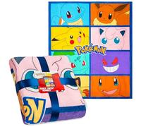 Pokémon Letto Coperta Pile, 150 x 130cm Plaid Invernale - Regali Bambini Adolescenti
