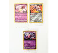 Pokemon Lost Origin Cosmic Eclipse 3 PROMO STAMP SOLGALEO ZOROARK TYPHLOSION Eng