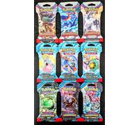 Pokemon LOTTO 9 SLEEVED BOOSTER Paldea Twilight Journey Bustine Paper Sleeve Eng