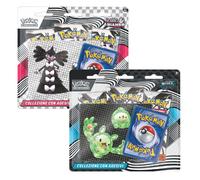 POKEMON LUCE NERA & FUOCO BIANCO COLLEZIONE CON ADESIVO - 2 PEZZI - ITALIANO