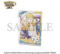 Pokemon Masters EX foto commemorativa mini blocco acrilico display Giappone