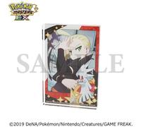 Pokemon Masters EX foto commemorativa mini blocco acrilico display Giappone