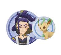 Pokémon Masters EX Pokemon & Trainer Can Badge Vol. Pulsante a 2 pin Japan Ex...