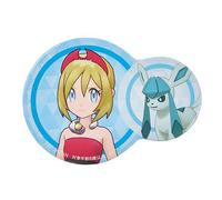 Pokémon Masters EX Pokemon & Trainer Can Badge Vol. Pulsante a 2 pin Japan Ex...