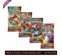 Pokemon MEGA EVOLUTION BASE SET 10 Bustine Venusaur Lucario Gardevoir Non Pesate
