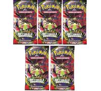 Pokemon Mega Sviluppo: Ordine ottimale 5 Booster Packs - Tedesco Nuovo & In confezione originale e BB-Toy-Trades-Toploader