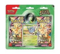 Pokemon ASCESA EROICA Carte ITALIANO Pack 2 Buste MONETA Komala MEGAEVOLUZIONE