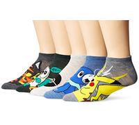 Pokémon Men's 5 Pack No Show Socks