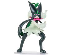 Pokémon Meowscarada Battle Feature Figure - 11,4 cm Meowscarada Battle Ready Figure con attacco Slash