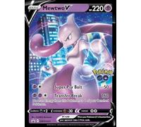 Pokémon - Mewtwo V - SWSH223 - Black Star Promo - Pokémon Go Trading Card