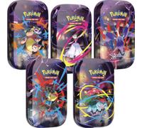 Pokémon - mini tin megaeroi - latta assortita da collezione con carte