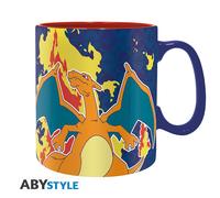 ABYSTYLE - POKEMON Tazza Dracaufeu effetto metallo grande contenitore