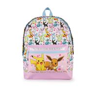 Pokémon Zaino scolastico Girls Pink Glitter | Eevee Besties progetta con Pikachu | Borsa da sogno per il divertimento senza fine e le giornate scolastiche e oltre
