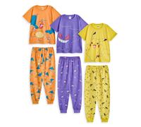 Pokemon Multicolore Pikachu, Gengar, Charizard Confezione multipla da 3 pigiami