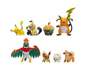 Pokémon Multipack 8 Pack - Pikachu, Eevee, Appletun, Growlithe, Mimikyu, Togepi, Raichu, Hawlucha