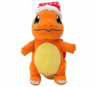 Pokémon PKW3103-20 cm - Peluche invernale Glumanda con cappello di Natale, peluc