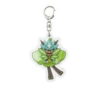 Pokemon Originale Acrilico Portachiavi Ogerpon Verde Maschera Giappone Ufficiale