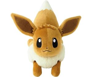 Pokemon Originale Nesoberi Eevee Life Misura Peluche Bambola Giappone Ufficiale