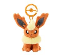 Pokemon Originale Peluche Mascotte Portachiavi Con Moschettone Flareon Giappone