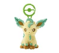 Pokemon Originale Peluche Mascotte Portachiavi Con Moschettone Leafeon Giappone