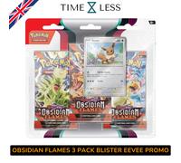 Pokemon Ossidiana Infuocata OBSIDIAN FLAMES BLISTER EEVEE PROMO 3 Bustine 2023