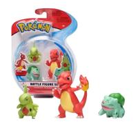 Pokemon | Pacchetto di figure da battaglia | 15+ anni | Charmeleon, Bulbasaur e Larvitar