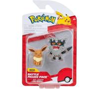 Pokémon PKW3577 Battle Figure Pack - Mauzinger & Evoli, personaggi ufficiali dettagliati, 5 cm ciascuno