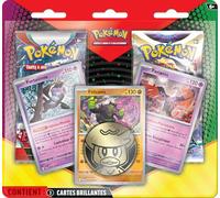 JCC Pokémon: Blister migliorato con 2 booster del GCC Pokémon (3 carte promozionali brillanti e 2 booster)