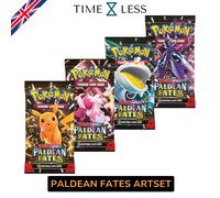 Pokemon PALDEAN FATES ARTSET 4 BUSTINE Destino Di Paldea Pikachu Non Pesate 2023
