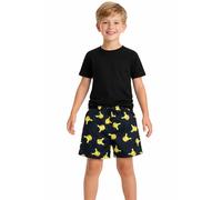 Pokémon Pantaloncini da Bagno Boys Pikachu, Neri, età 3-12 Anni