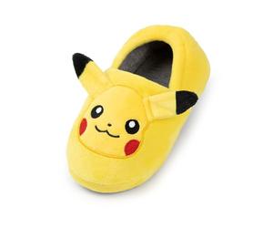 Pokémon Pantofole per Bambine | Pantofole per Bambini Slip-On con Faccia di Eevee e Orecchie 3D | Pantofole da Casa per Bambini in Marrone Foderate in Pelliccia | Abbigliamento da Camera di Serie TV