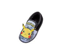 Pokemon Pantofole per bambini con pikachu, Grigio, Taglia 29 EU
