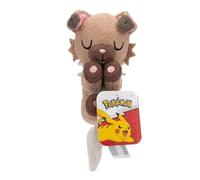 Pokémon Peluche 12 cm Rockruff addormentato - marrone/bianco - Peluche ufficiale per bambini dai 2 anni in su