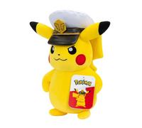 Pokémon Peluche Capitan Pikachu Jazwares 20 cm Originale per Bambini 2 Anni