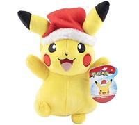 Pokémon - Peluche di Pikachu da 20,3 cm, con cappello invernale, licenza ufficiale, generazione 1, giocattolo di peluche, idea regalo per bambini, ragazzi e ragazze, 2+