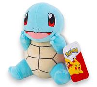 Pokémon Peluche Squirtle Jazwares 20 cm Azzurro Originale per Bambini 2 Anni