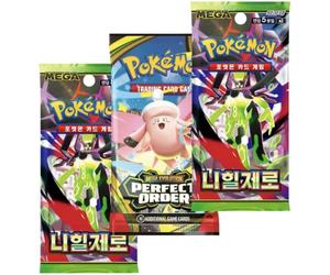 Pokemon Perfect Order English Booster Pack x1 | Pokémon Nihil Zero Korean Booster Pack x2 | Booster Pack | Serie Mega Evolution | Titan Authenticated