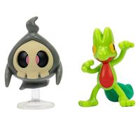 Pokémon Personaggi 5 cm Duskull & Treecko - Giochi Nuovo 2023 - Figurine Action Figure - Licenza Ufficiale Giocattoli