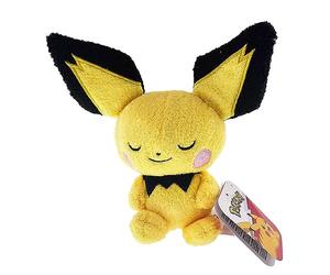 Pokémon Pichu Sleeping Plush - 5 Pollici Premium Plush, Multicolore