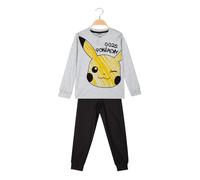 pokémon Pigiama lungo da bambino in cotone interlock - grigio chiaro